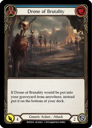 Drone of Brutality (Blue) — Hero Deck: Bravo
