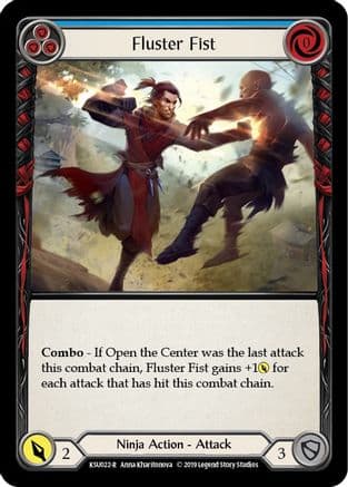 Fluster Fist (Blue) — Hero Deck: Katsu