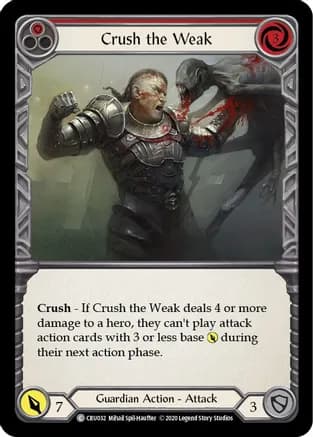 Crush the Weak (Red) — Crucible of War