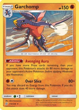 Garchomp - 114/236 (SM Unified Minds) — Deck Exclusives
