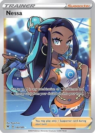 Nessa (Full Art) — SWSH04: Vivid Voltage