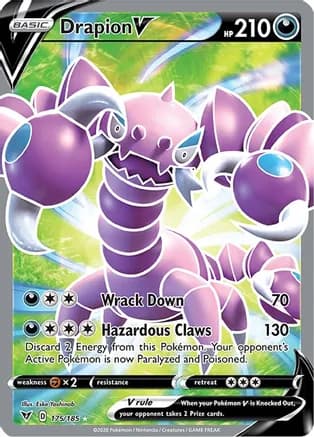 Drapion V (Full Art) — SWSH04: Vivid Voltage