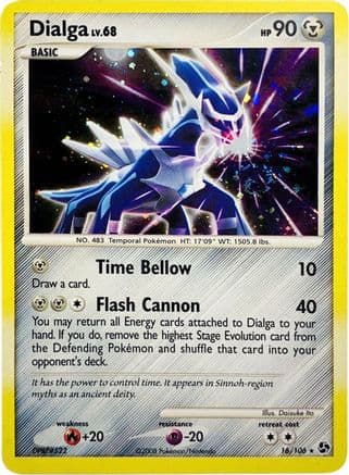 Dialga - 16/106 (Cosmos Holo) — Deck Exclusives