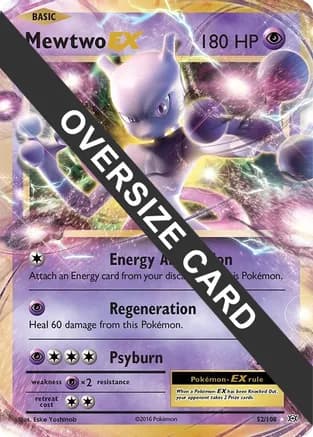 Mewtwo EX - 52/108 — Jumbo Cards