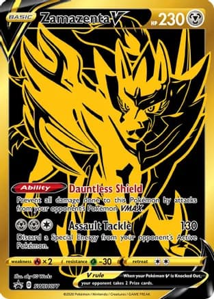 Zamazenta V - SWSH077 — SWSH: Sword & Shield Promo Cards