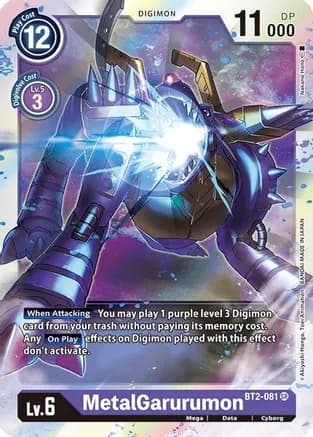 MetalGarurumon - BT2-081 — Release Special Booster 1.0