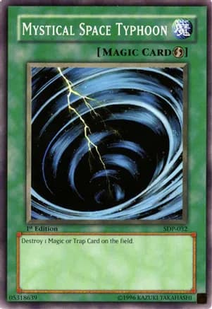 Mystical Space Typhoon — Starter Deck: Pegasus