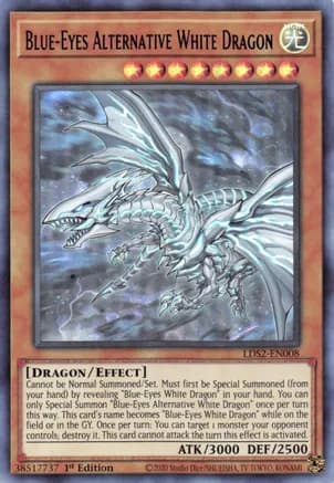 Blue-Eyes Alternative White Dragon (Blue) — Legendary Duelists: Season 2