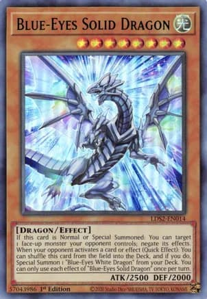 Blue-Eyes Solid Dragon (Green) — Legendary Duelists: Season 2