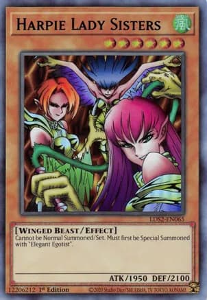Harpie Lady Sisters (Blue) — Legendary Duelists: Season 2