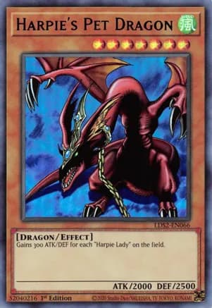 Harpie's Pet Dragon (Blue) — Legendary Duelists: Season 2