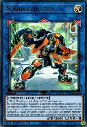 S-Force Justify — Blazing Vortex