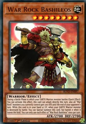 War Rock Bashileos — Blazing Vortex