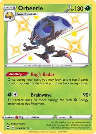 Orbeetle — Shining Fates: Shiny Vault