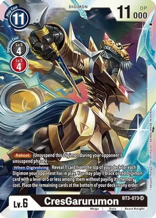 CresGarurumon — Release Special Booster 1.5