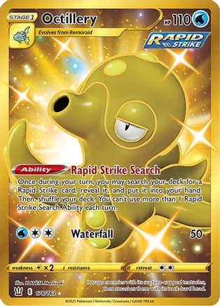 Octillery (Secret) — SWSH05: Battle Styles