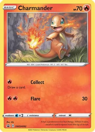 Charmander - SWSH092 — SWSH: Sword & Shield Promo Cards
