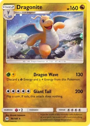 Dragonite - 96/149 (Cosmos Holo) — Miscellaneous Cards & Products