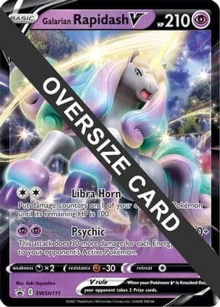 Galarian Rapidash V - SWSH111 — Jumbo Cards
