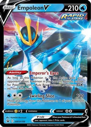 Empoleon V - SWSH108 — SWSH: Sword & Shield Promo Cards