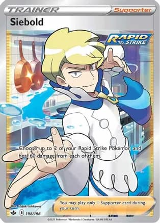 Siebold (Full Art) — SWSH06: Chilling Reign