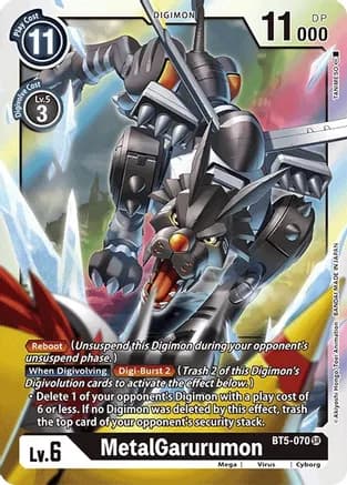 MetalGarurumon - BT5-070 — Battle of Omni