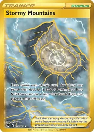 Stormy Mountains (Secret) — SWSH07: Evolving Skies