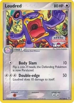 Loudred 35/106 (State Championships) — League & Championship Cards