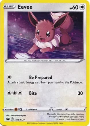 Eevee - SWSH127 — SWSH: Sword & Shield Promo Cards