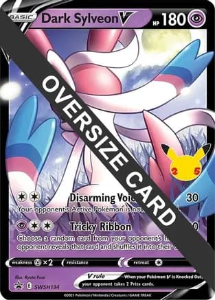 Dark Sylveon V - SWSH134 — Jumbo Cards