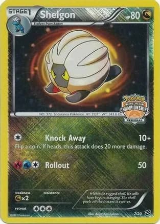 Shelgon - 7/20 (Regional Championships) — League & Championship Cards