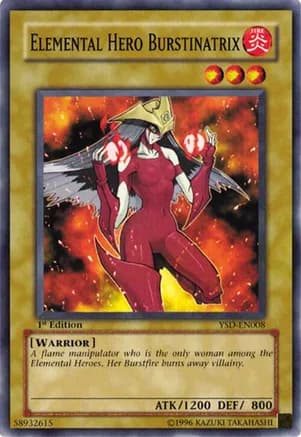 Elemental Hero Burstinatrix — Starter Deck 2006