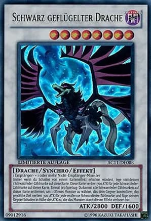 Black-Winged Dragon (German) - "Schwarz geflugelter Drache" — Advent Calendar 2011 (Adventskalender)