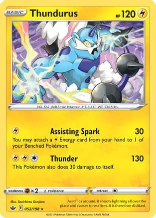 Thundurus - 52/198 — Deck Exclusives