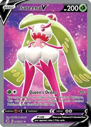 Tsareena V (Full Art) — SWSH08: Fusion Strike