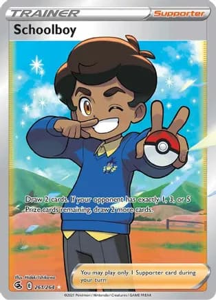 Schoolboy (Full Art) — SWSH08: Fusion Strike