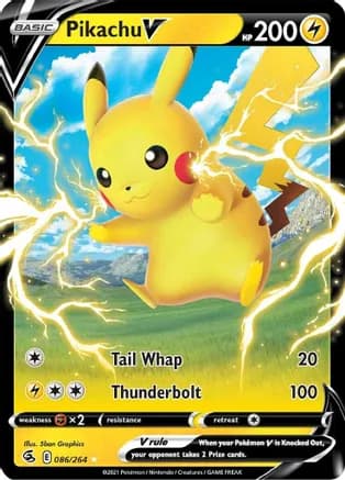 Pikachu V — SWSH08: Fusion Strike