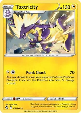 Toxtricity (107) — SWSH08: Fusion Strike