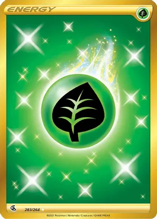 Grass Energy (Secret) — SWSH08: Fusion Strike
