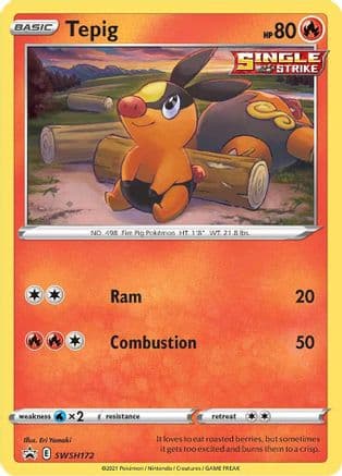 Tepig - SWSH172 — SWSH: Sword & Shield Promo Cards