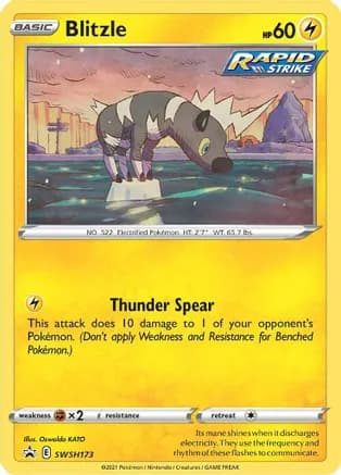 Blitzle - SWSH173 — SWSH: Sword & Shield Promo Cards