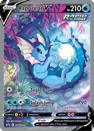 Vaporeon V - SWSH181 — SWSH: Sword & Shield Promo Cards