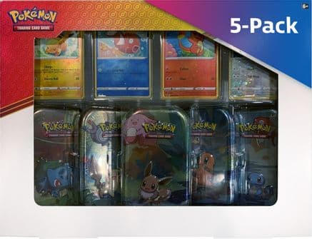 Kanto Friends Mini Tins 5-Pack — Miscellaneous Cards & Products