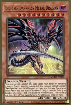Red-Eyes Darkness Metal Dragon (Alternate Art) — Maximum Gold: El Dorado