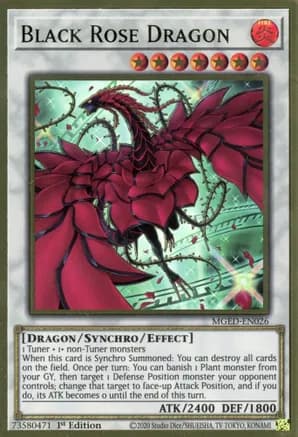 Black Rose Dragon (Alternate Art) — Maximum Gold: El Dorado