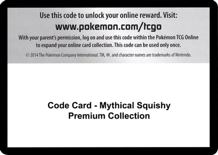 Code Card - Mythical Squishy Premium Collection — Miscellaneous Cards & Products