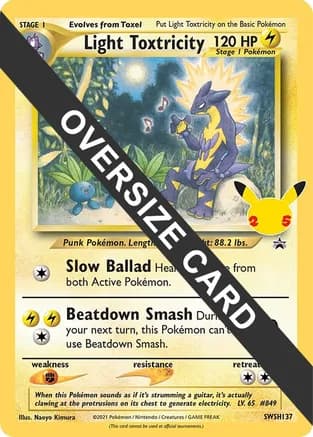 Light Toxtricity - SWSH137 — Jumbo Cards