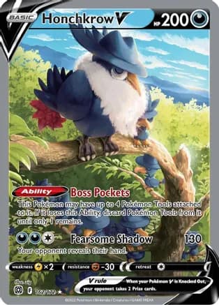 Honchkrow V (Alternate Full Art) — SWSH09: Brilliant Stars