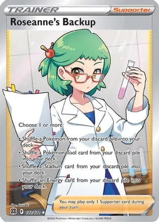 Roseanne's Backup (Full Art) — SWSH09: Brilliant Stars