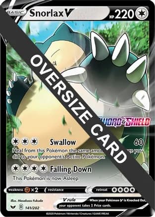 Snorlax V - 141/202 — Jumbo Cards